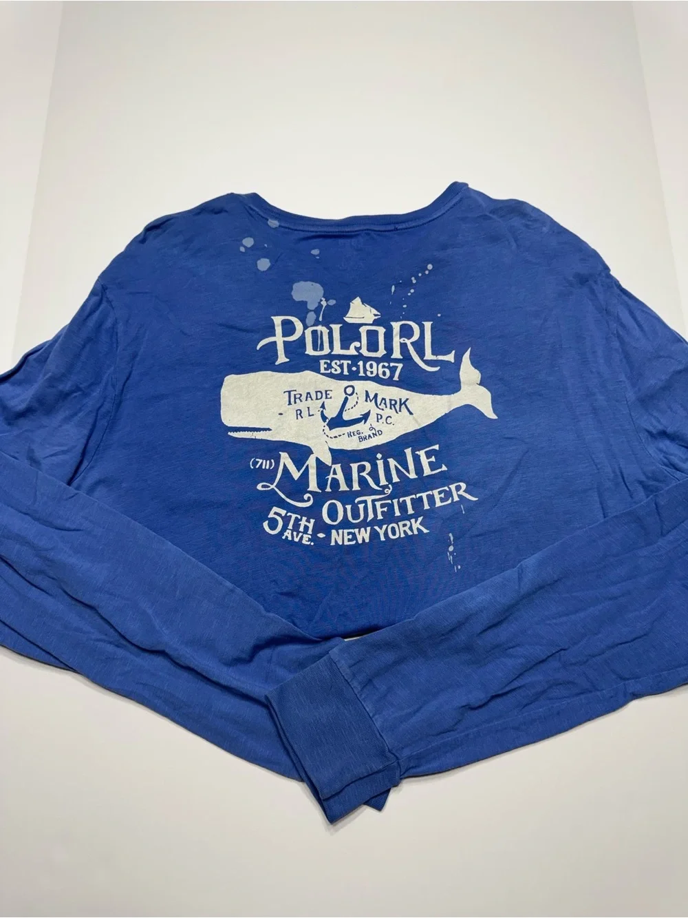 Polo by Ralph Lauren Long-Sleeve Pocket Tee in Blue